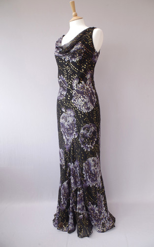 Monsoon blue silk - silk, evening