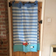 Next  Farm theme Boys Tab top Curtains - Size 66" (?) x 54"
