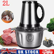 2L Electric Meat Grinder Mincer Mixer Home Blender Mini Food Chopper Processor