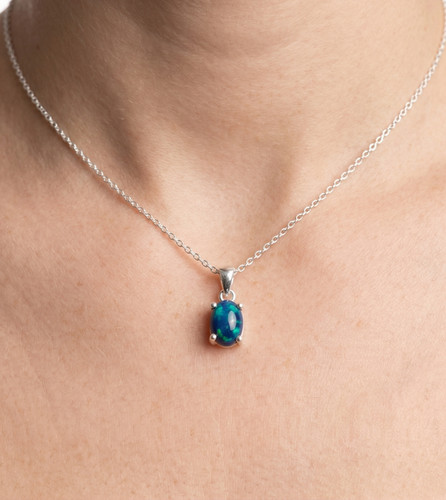 Black ethiopian opal - black,