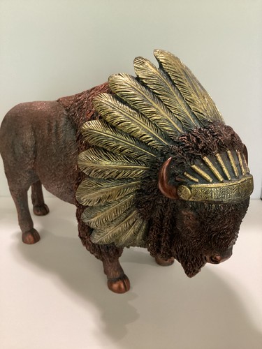 American buffalo bison figure - american,