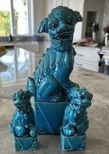 Vintage Chinese Turquoise Blue