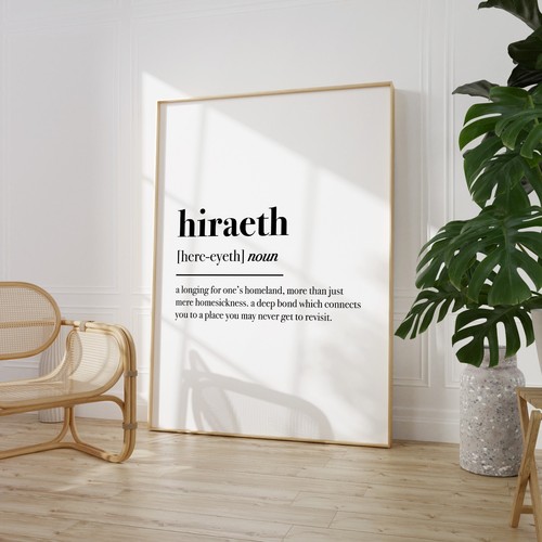 Hiraeth definition print - hiraeth,