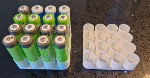 Battery storage box organizer - box,