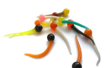 15x Micro mouse Jig Heads Drop Shot Perch Pike Fish-Various Colours