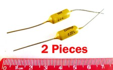 Mustard Capacitor 22nF 160V 20% Audio Electronics 2 Pieces MBD020H