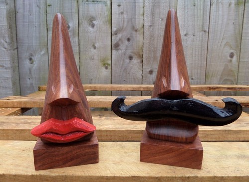 Hand made wooden nose - wooden,