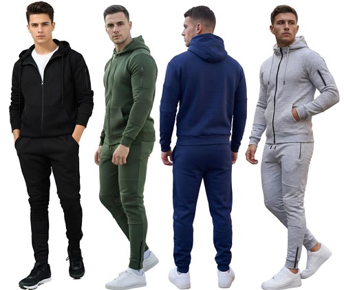 Mens slim fit hoodie tracksuit - slim,