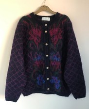 Black Mohair Blend Vintage