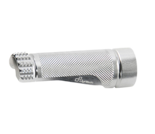 Silver passenger footrests - silver,