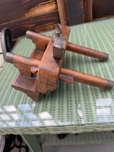 Antique wooden plough plane - wooden,
