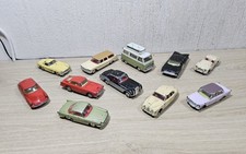 CORGI & DINKY TOY CARS, JAGUAR, FIAT, ASTON MARTIN, MERCEDES  , JOB LOT, 