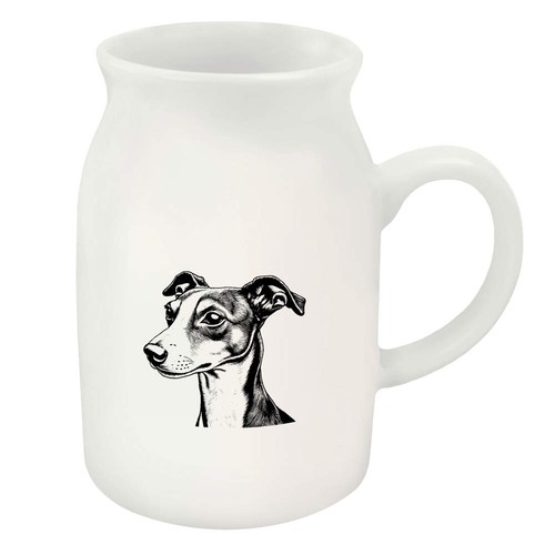 Whippet dog ceramic milk jug - 'whippet,