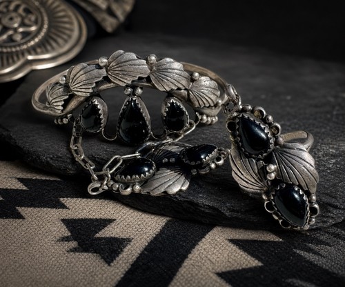 Vintage navajo sterling silver - vintage,