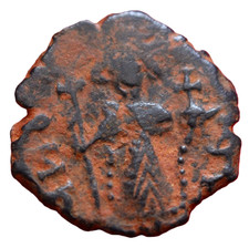 XF Islamic Rashidun ✠ Emperor Fals 40AH Genuine Coin & Coin Wallet