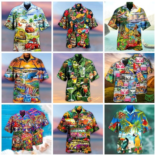 Men hawaiian shirt - hawaiian,