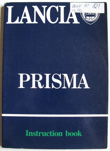 Lancia prisma car owners - lancia,