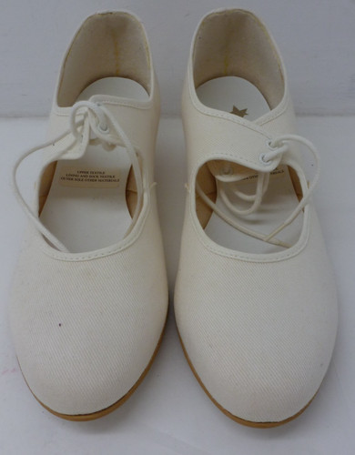 White canvas tap shoe - tap,