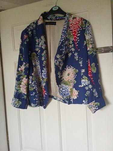 Zara navy silky - zara,