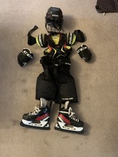 Ice Hockey Skates, Helmet