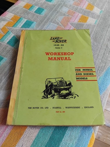 Land rover series 1948 - series, 1948-1958