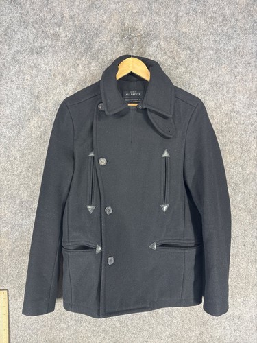 Allsaints calton pea coat - calton, mens