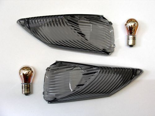 Smoked rear signals indicators