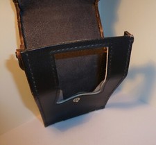 RARE POLAROID LEATHER EVER READY CASE for the FOLDING SX-70 SLR , BLACK