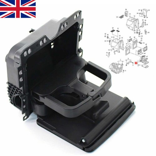 Rear armrest center cup holder - armrest,