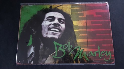 Bob marley metal sign - bob,