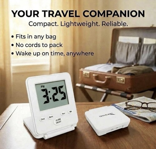 Digital travel alarm - alarm, clock