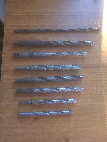 Drill bits joblot - rusty, tools