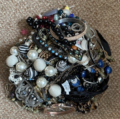 Jewellery job lot - lot, 1kg+