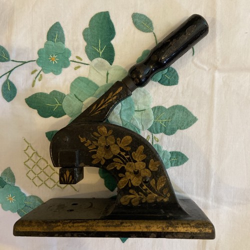 Antique cast iron letterpress - cast,