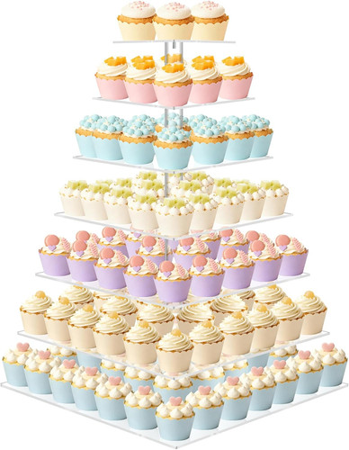 Tier acrylic cupcake stand - acrylic,