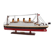 RMS Titanic Wooden Ship Model