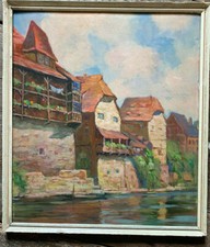 Old Town With Balcony on the