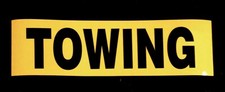 TOWING Magnetic Warning Sign