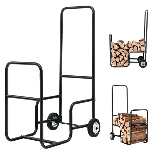 Fireplace log storage - log,