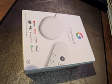 Google Chromecast with Google TV - White (GA01919-GB)