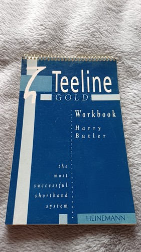 Vintage teeline gold workbook - gold,