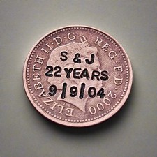Personalised 1p Traditional