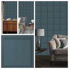 Plain Cream White Wallpaper Roll Embossed Textured 3D Stripes Effect Free Match