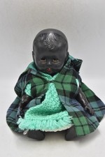 Vintage 1950s Rosebud Black Talking Doll 30cm