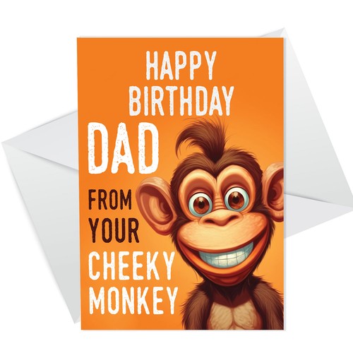 Funny birthday card for dad - card,