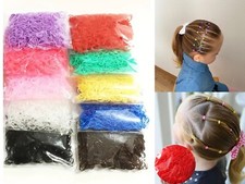 1000 Mini Clear Hair Elastics