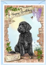 Labradoodle doodle dog 4 x - labradoodle, (4"x