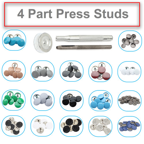Parts press studs fasteners - 4,