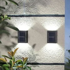 Solar Wall Lights Up & Down Lamp Decor Waterproof Garden Outdoor Fence Yard