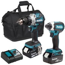 Makita 18V Twin Pack Combi